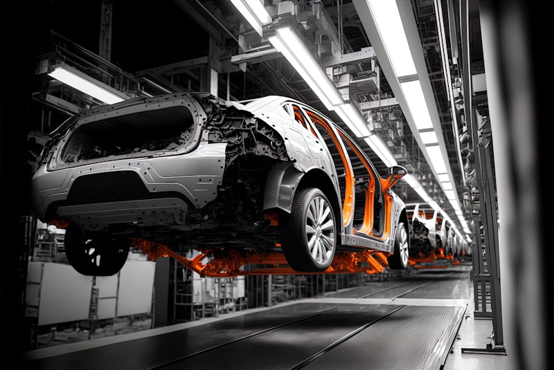 Calentador colgante eléctrico en proceso industrial