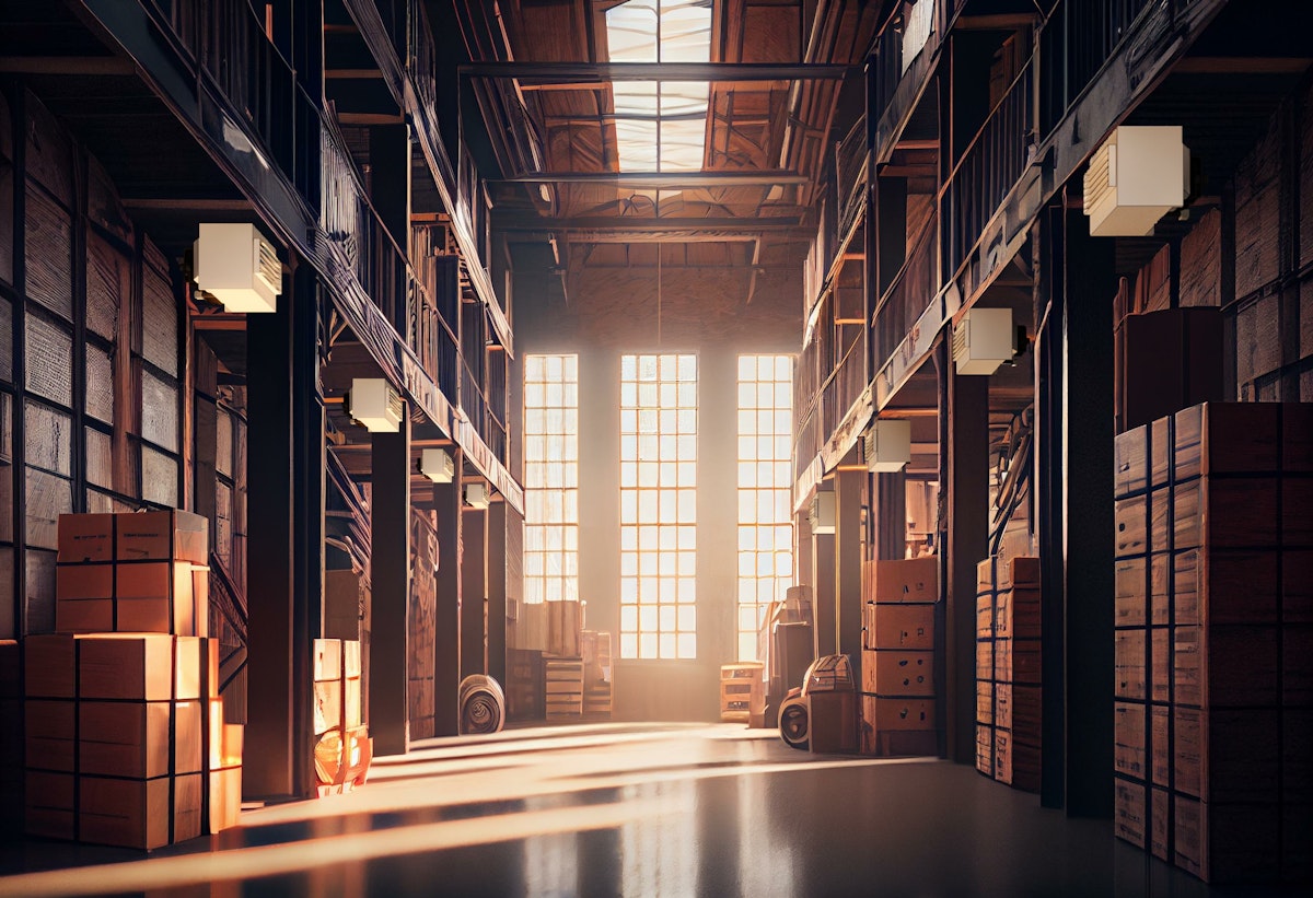 Calentador colgante eléctrico en proceso industrial